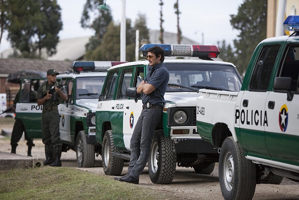 پدرو پاسکال در نمایی از سریال «نارکوس» (Narcos)